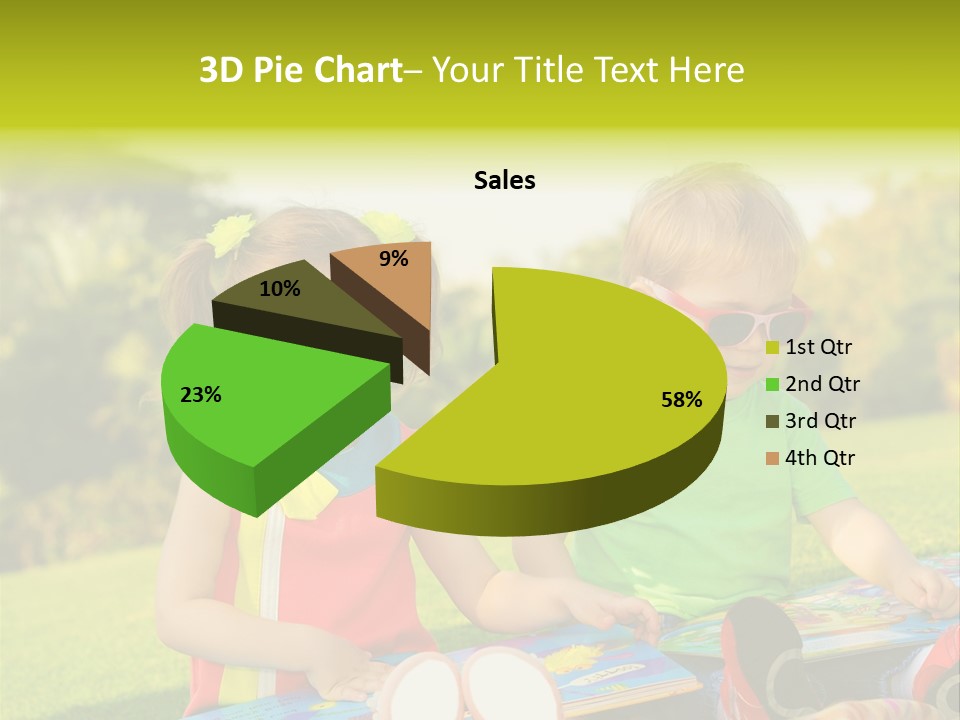 Child Outdoor Male PowerPoint Template