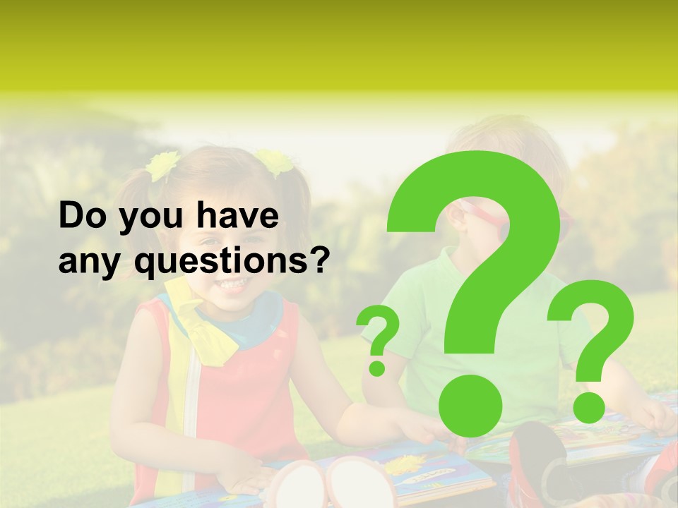 Child Outdoor Male PowerPoint Template