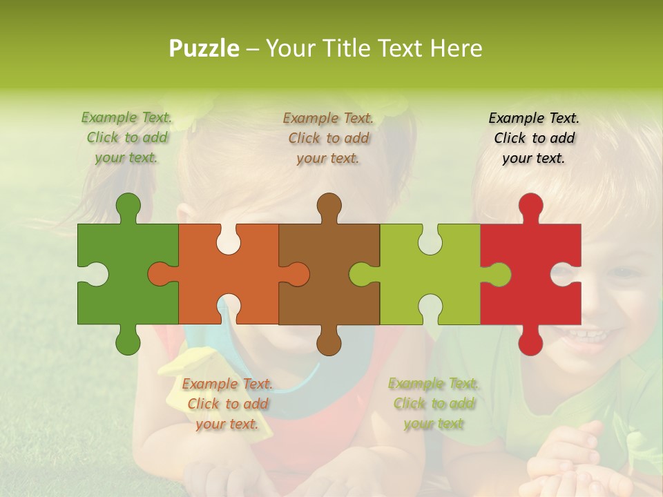 Preschooler Toddler Green PowerPoint Template