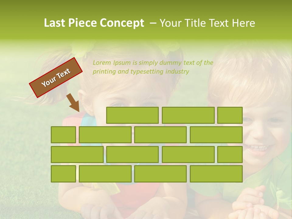 Preschooler Toddler Green PowerPoint Template