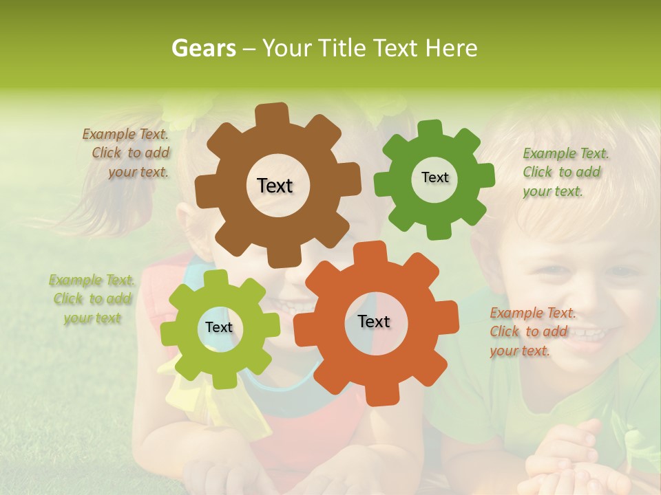 Preschooler Toddler Green PowerPoint Template
