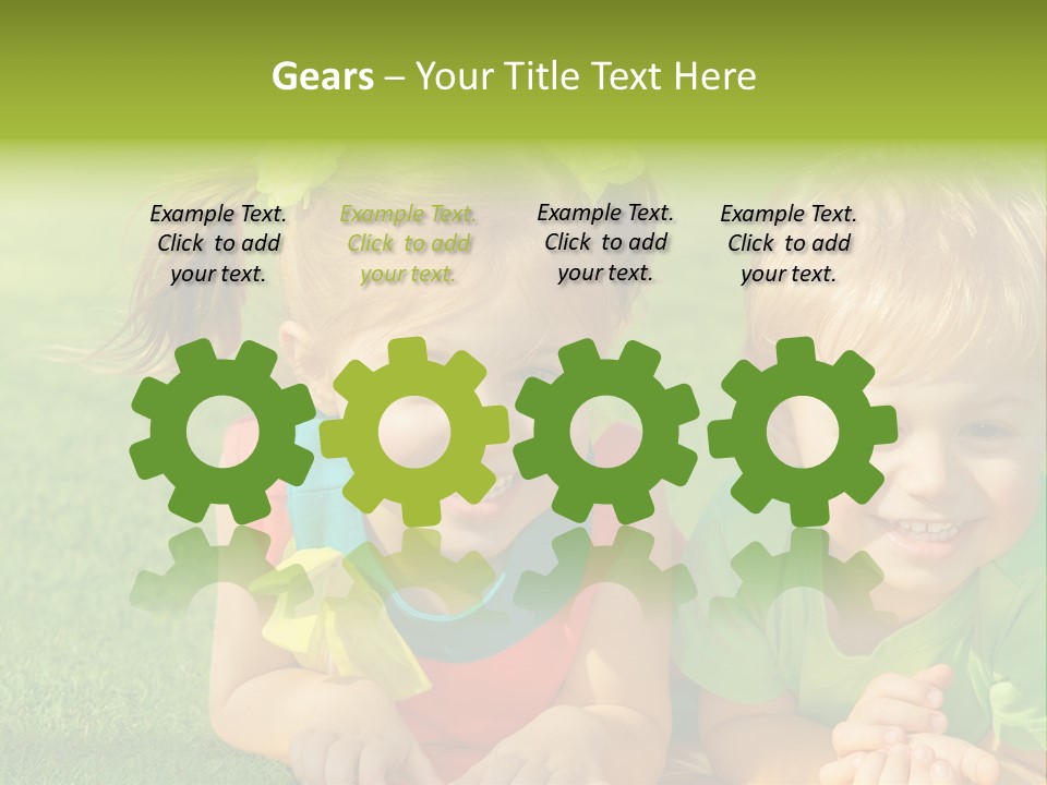 Preschooler Toddler Green PowerPoint Template
