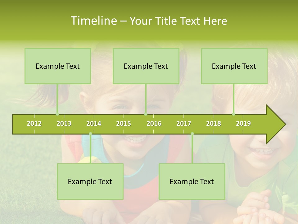 Preschooler Toddler Green PowerPoint Template