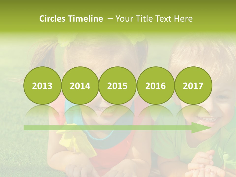 Preschooler Toddler Green PowerPoint Template