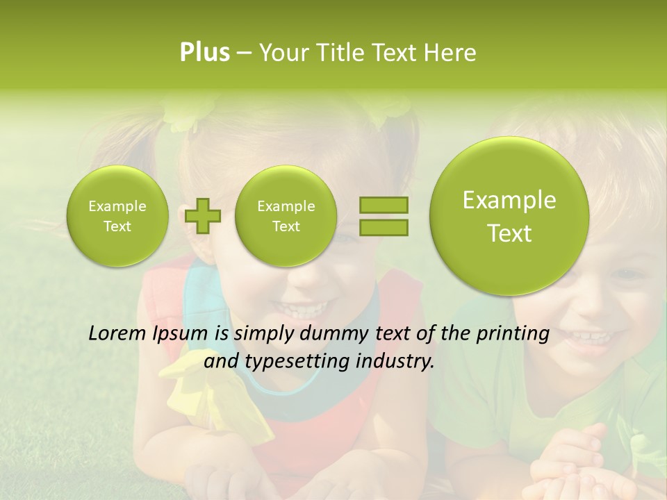 Preschooler Toddler Green PowerPoint Template