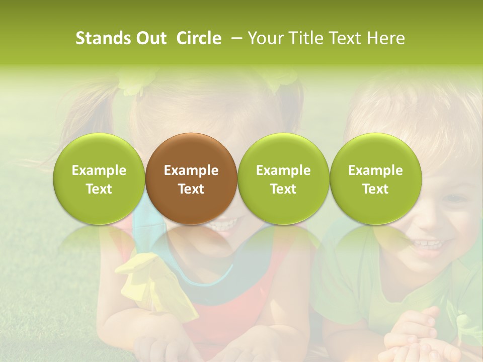 Preschooler Toddler Green PowerPoint Template