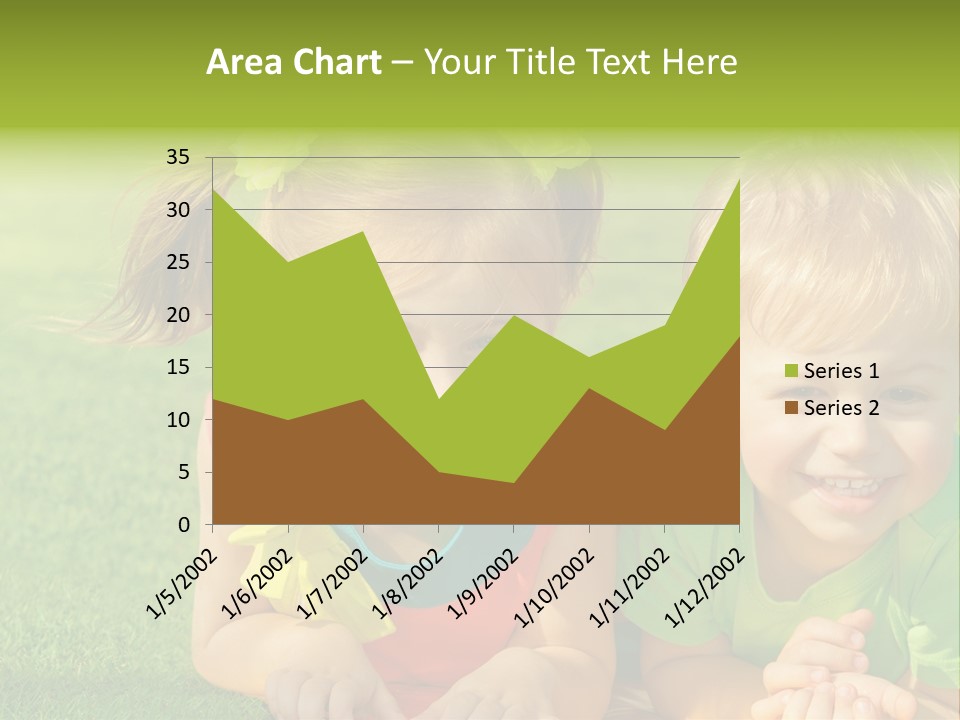 Preschooler Toddler Green PowerPoint Template