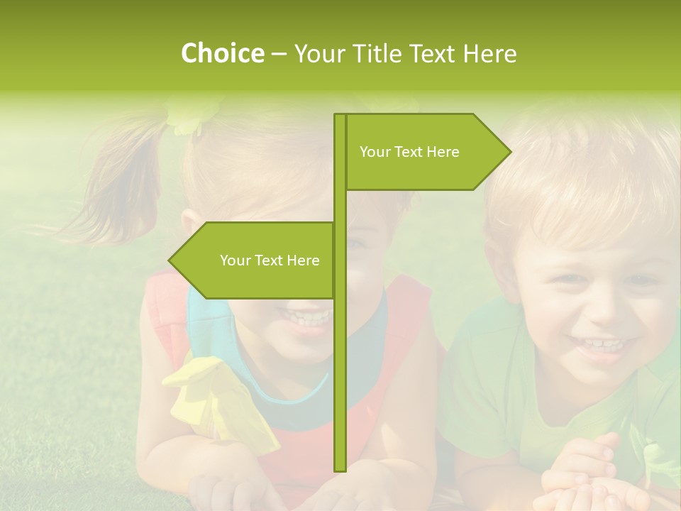 Preschooler Toddler Green PowerPoint Template
