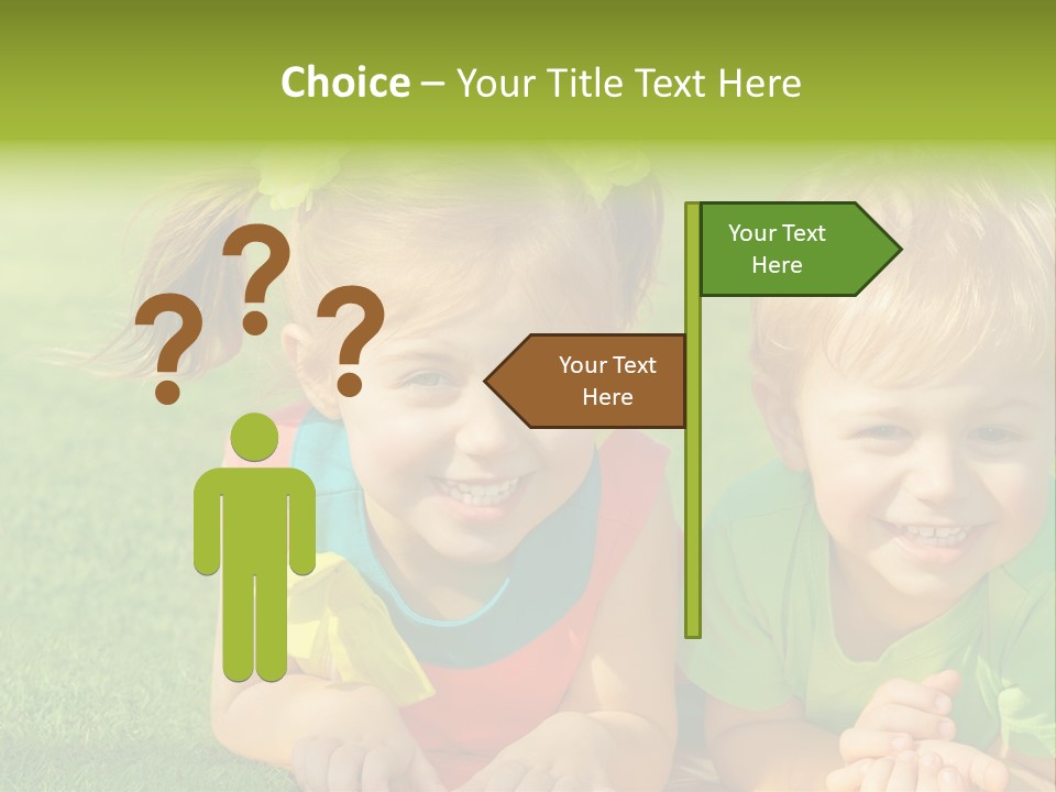 Preschooler Toddler Green PowerPoint Template