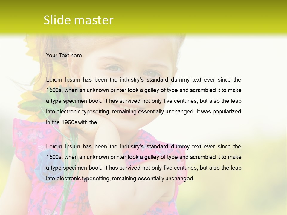 Outdoors Healthy Outdoor PowerPoint Template