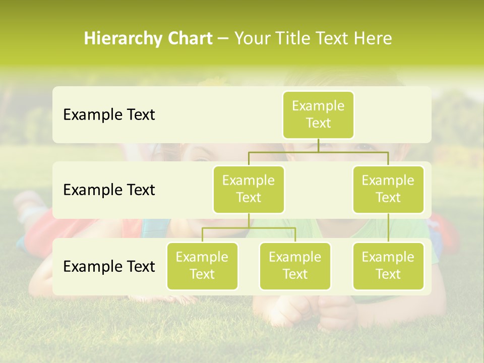 Girl Outside Cute PowerPoint Template