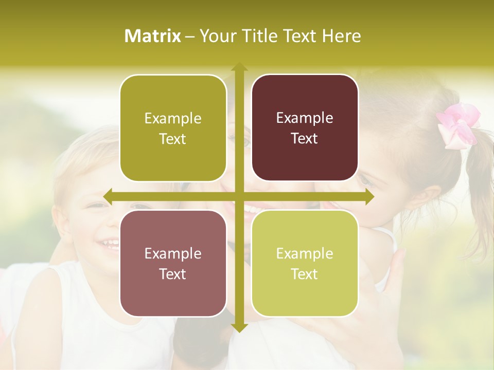 Beautiful Love Babies PowerPoint Template