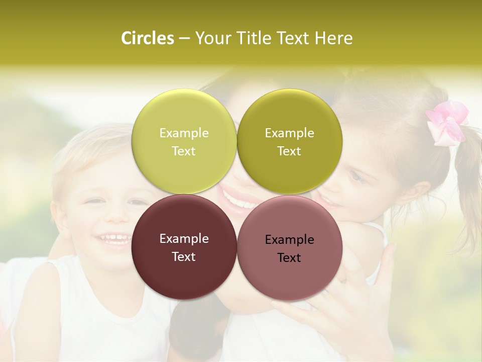 Beautiful Love Babies PowerPoint Template