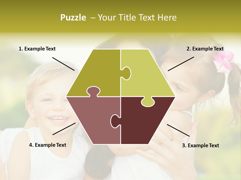 Beautiful Love Babies PowerPoint Template