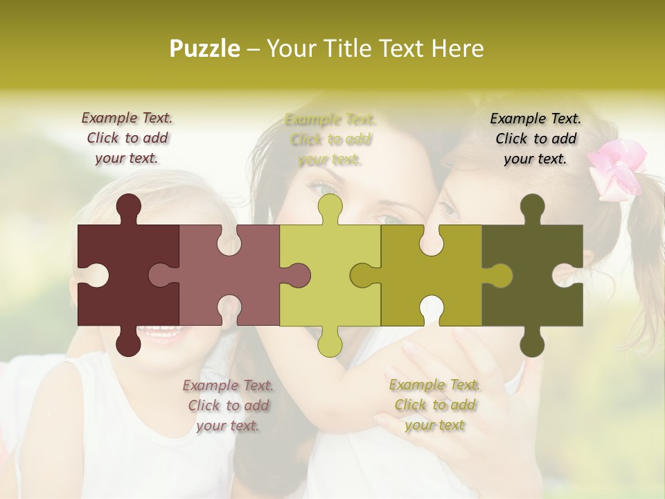 Beautiful Love Babies PowerPoint Template