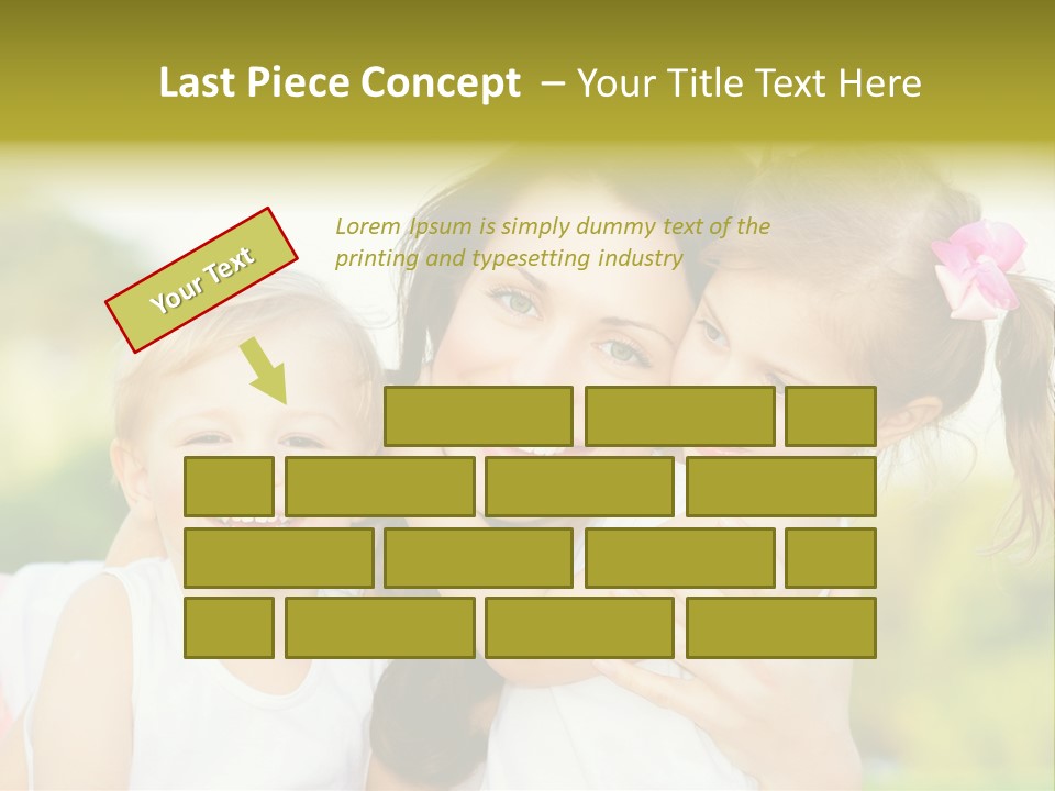 Beautiful Love Babies PowerPoint Template