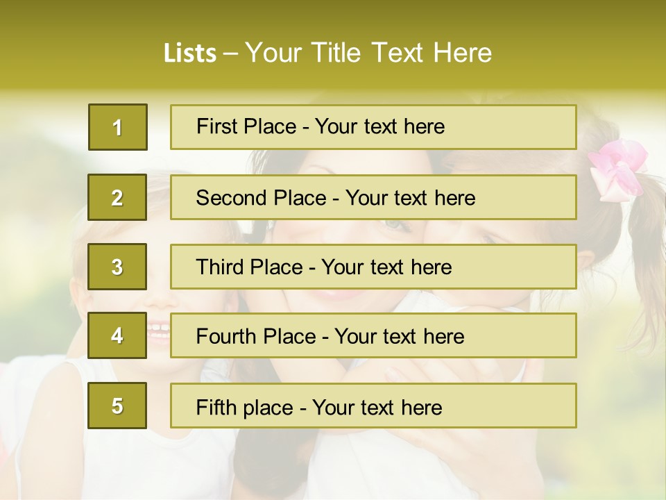 Beautiful Love Babies PowerPoint Template