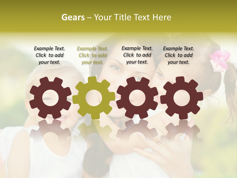 Beautiful Love Babies PowerPoint Template