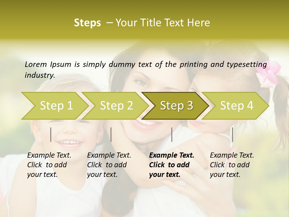 Beautiful Love Babies PowerPoint Template