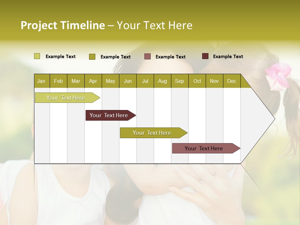Beautiful Love Babies PowerPoint Template