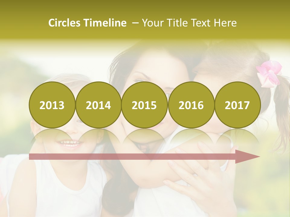 Beautiful Love Babies PowerPoint Template