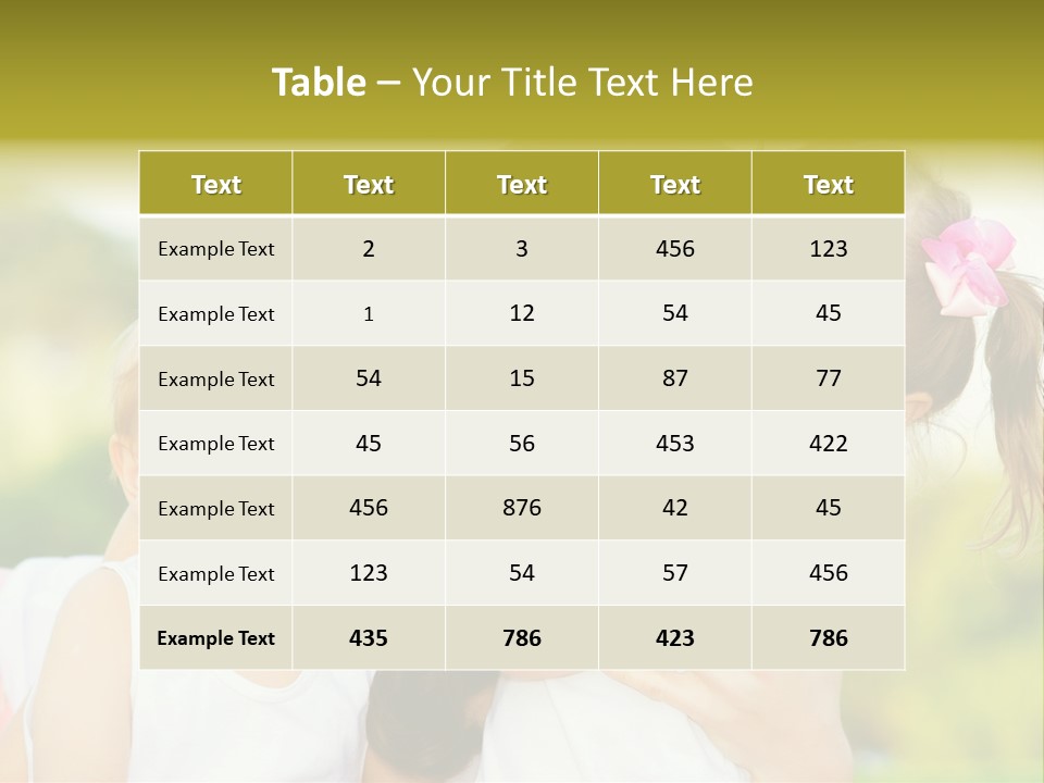 Beautiful Love Babies PowerPoint Template
