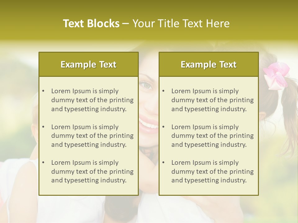 Beautiful Love Babies PowerPoint Template