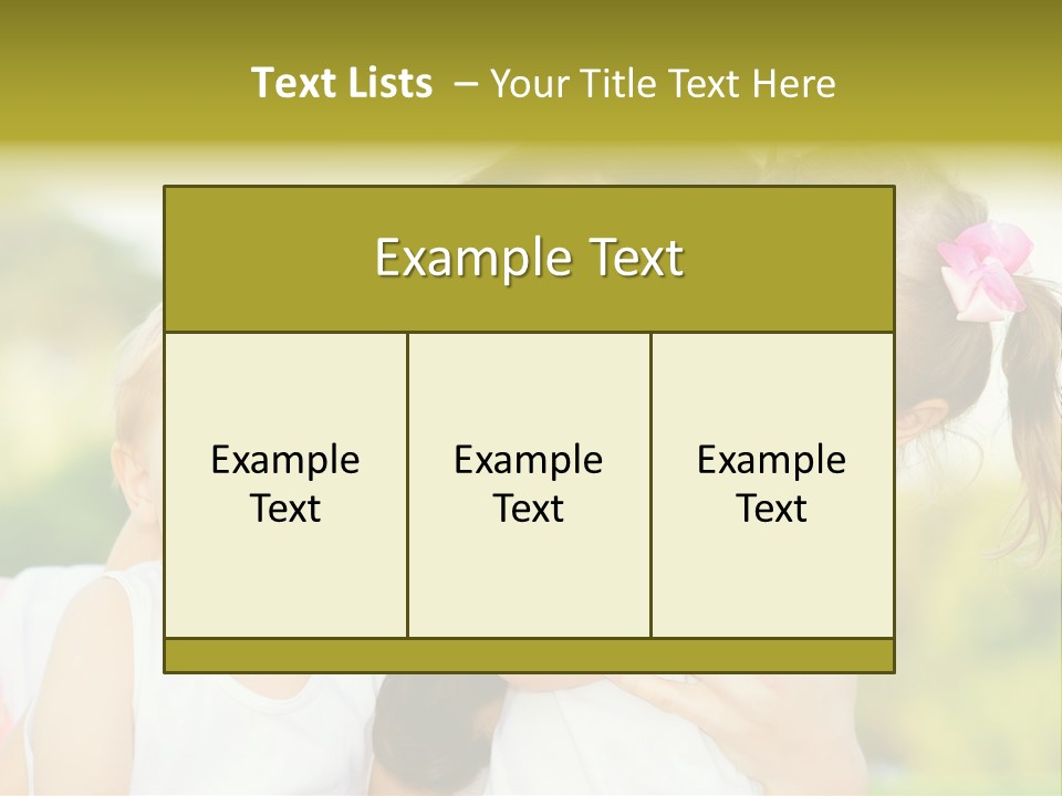Beautiful Love Babies PowerPoint Template