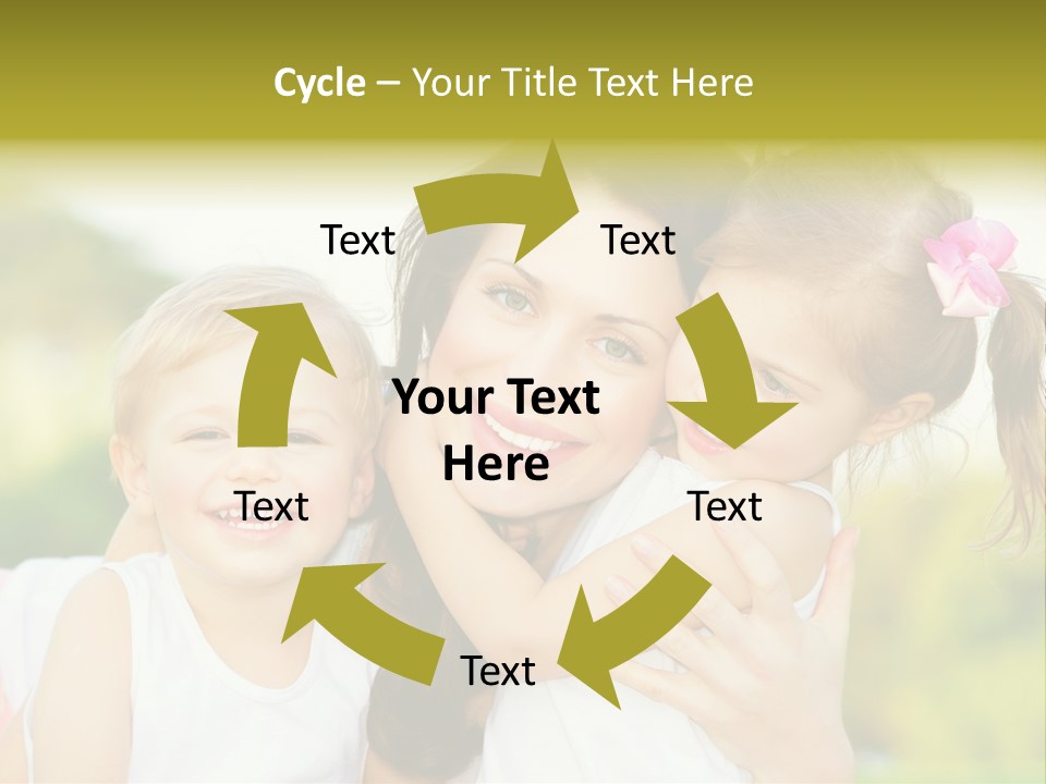 Beautiful Love Babies PowerPoint Template