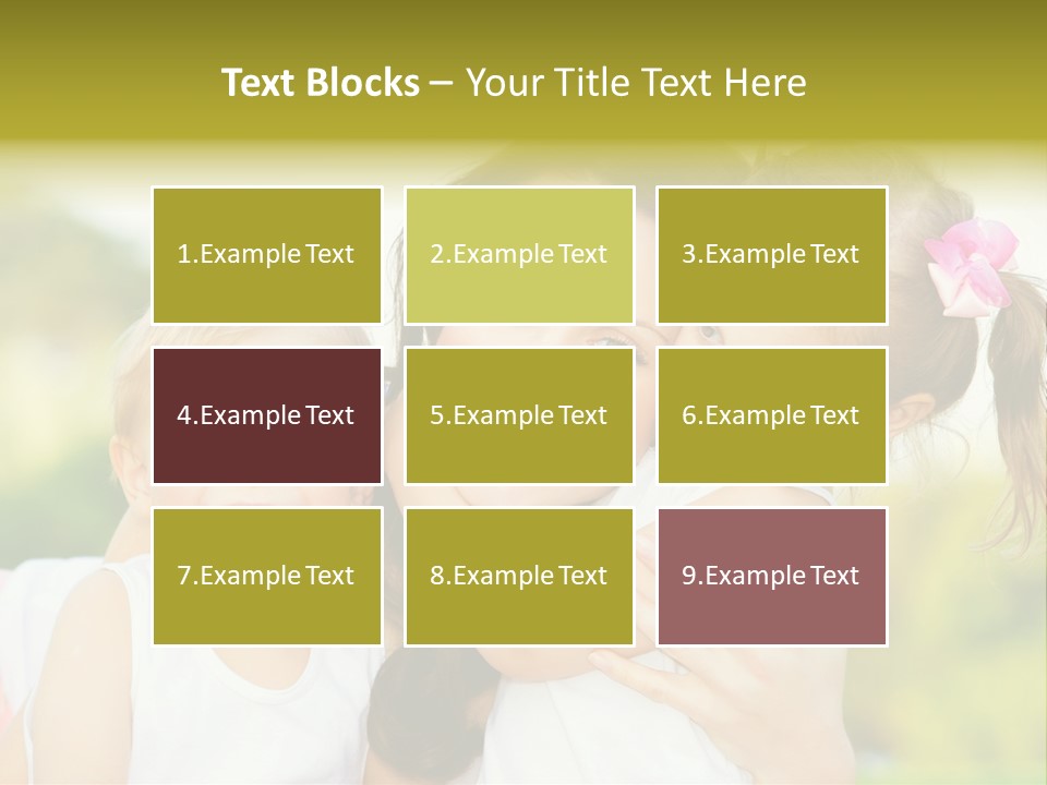 Beautiful Love Babies PowerPoint Template