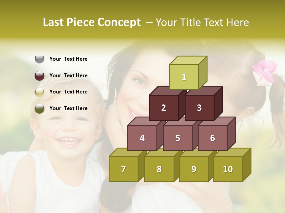 Beautiful Love Babies PowerPoint Template