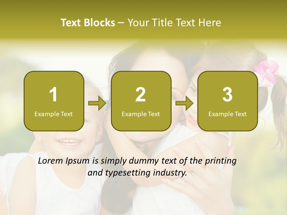Beautiful Love Babies PowerPoint Template