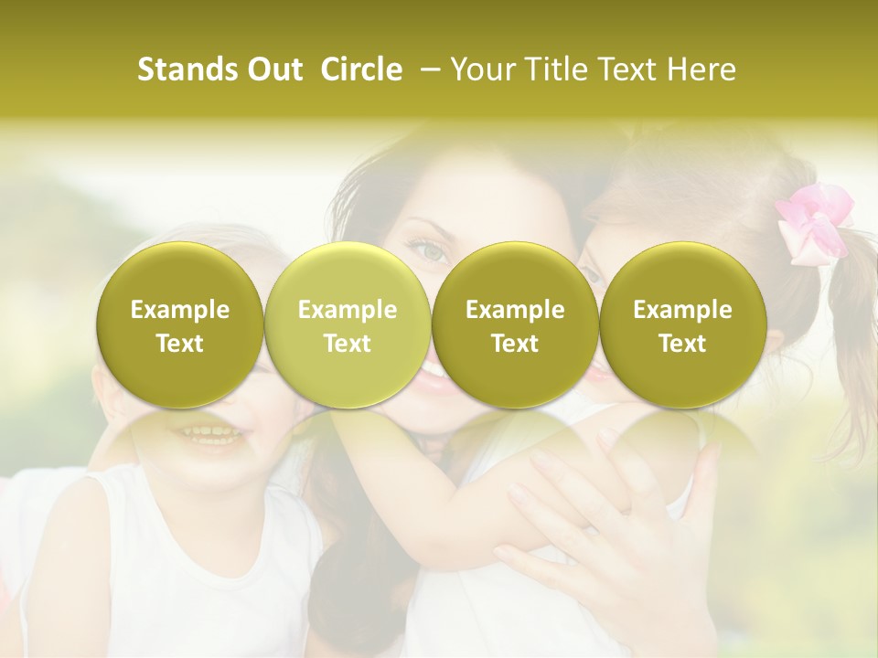 Beautiful Love Babies PowerPoint Template