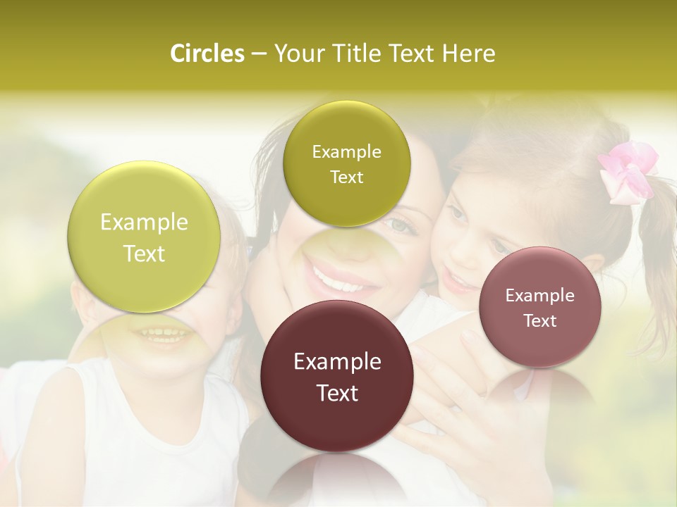 Beautiful Love Babies PowerPoint Template