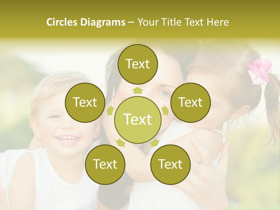 Beautiful Love Babies PowerPoint Template