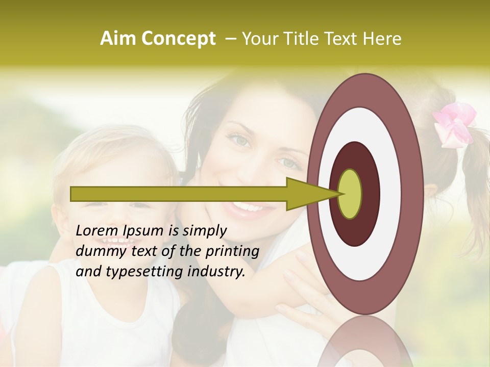 Beautiful Love Babies PowerPoint Template