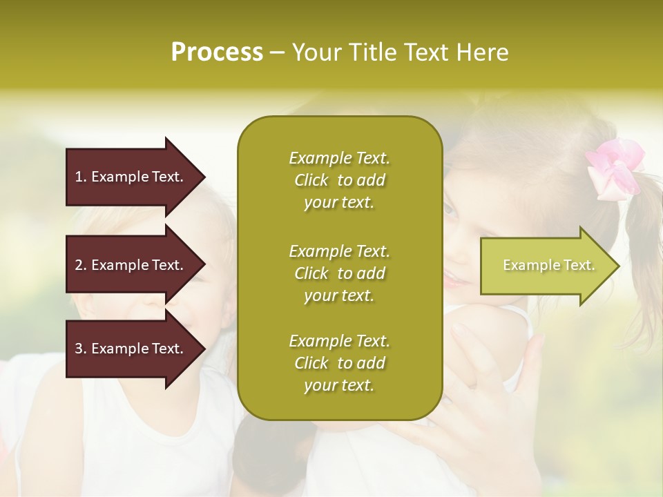 Beautiful Love Babies PowerPoint Template
