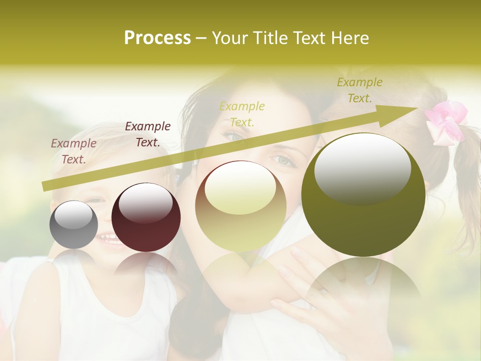 Beautiful Love Babies PowerPoint Template