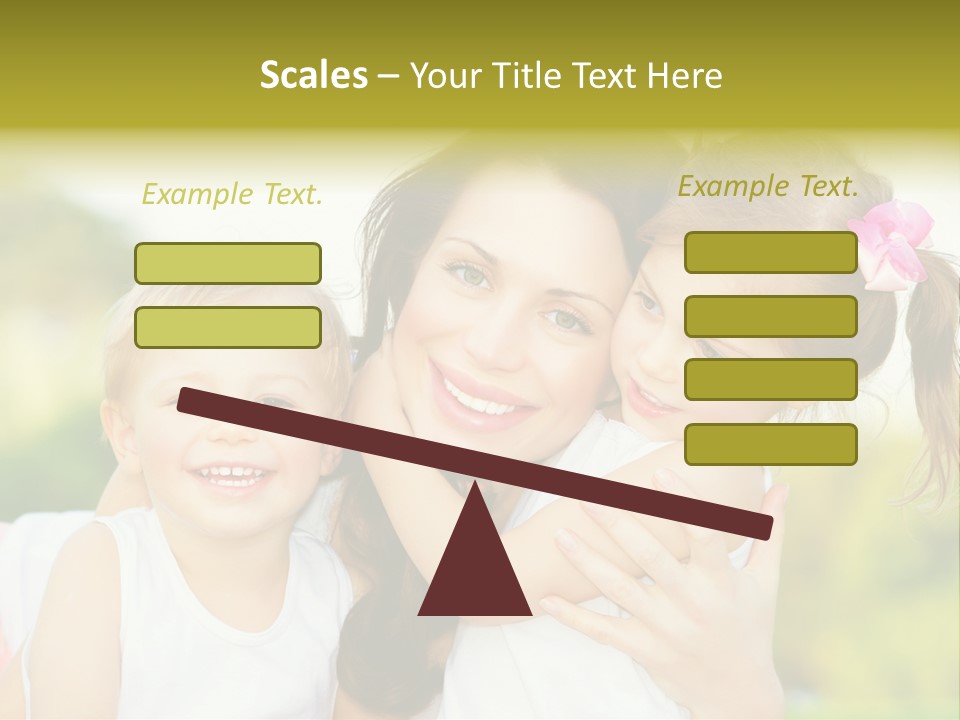 Beautiful Love Babies PowerPoint Template