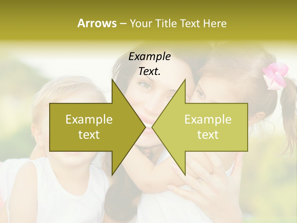 Beautiful Love Babies PowerPoint Template