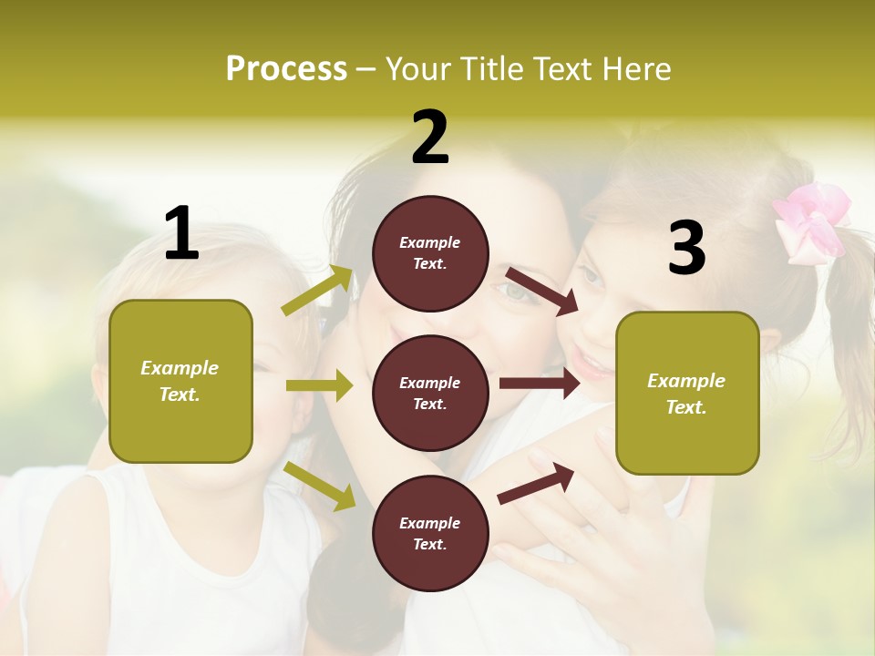 Beautiful Love Babies PowerPoint Template