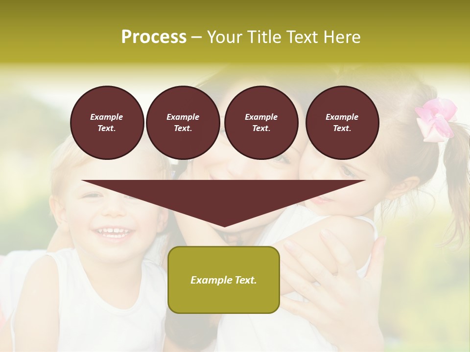 Beautiful Love Babies PowerPoint Template