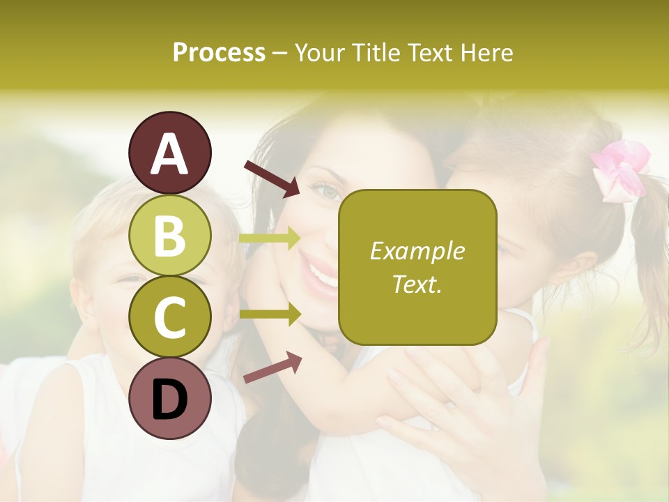 Beautiful Love Babies PowerPoint Template