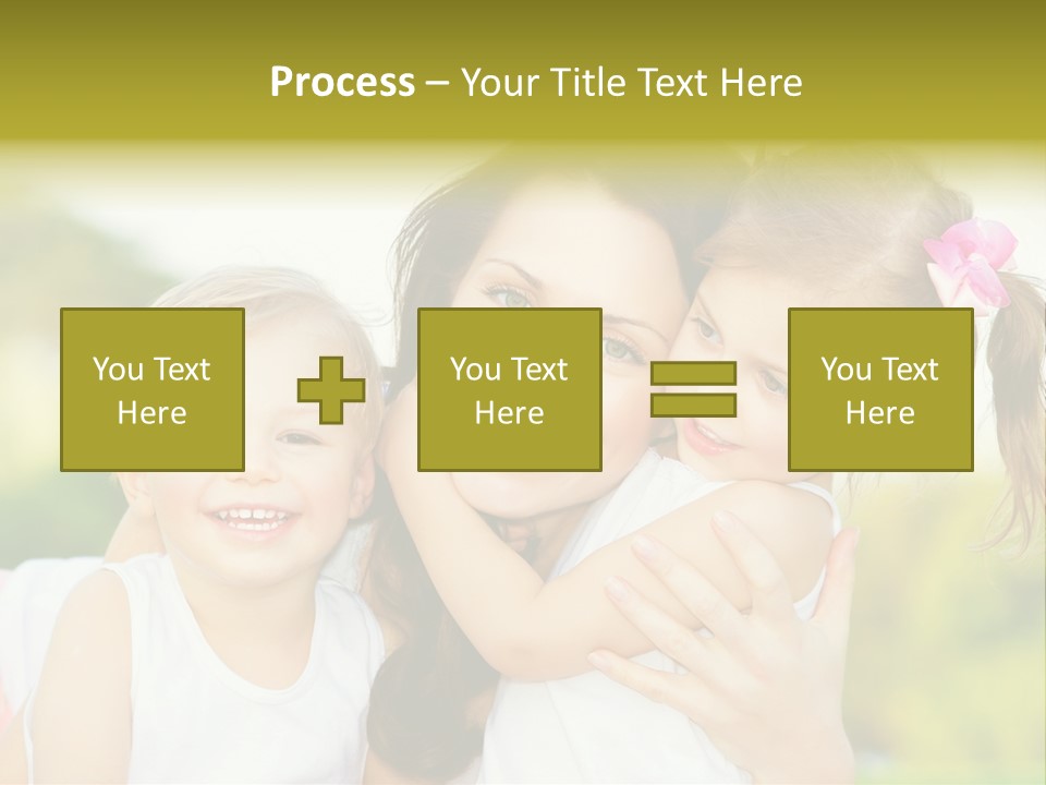 Beautiful Love Babies PowerPoint Template