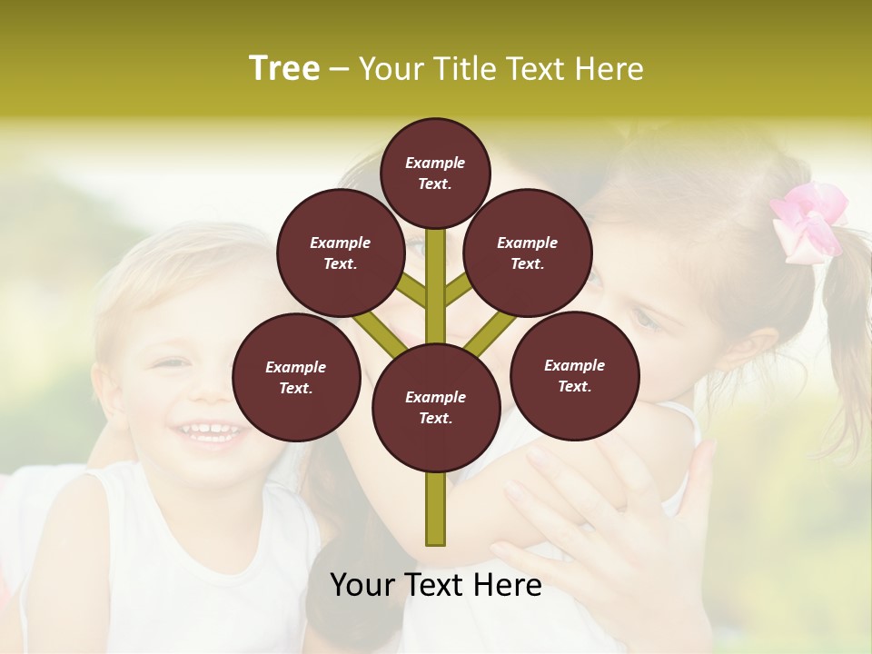 Beautiful Love Babies PowerPoint Template