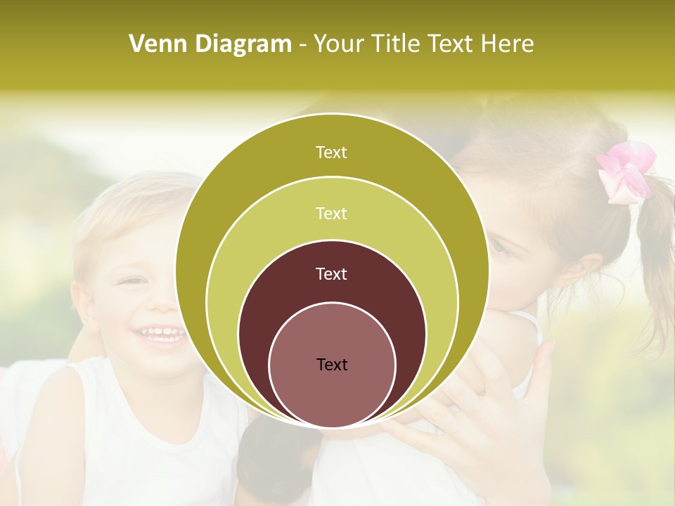 Beautiful Love Babies PowerPoint Template