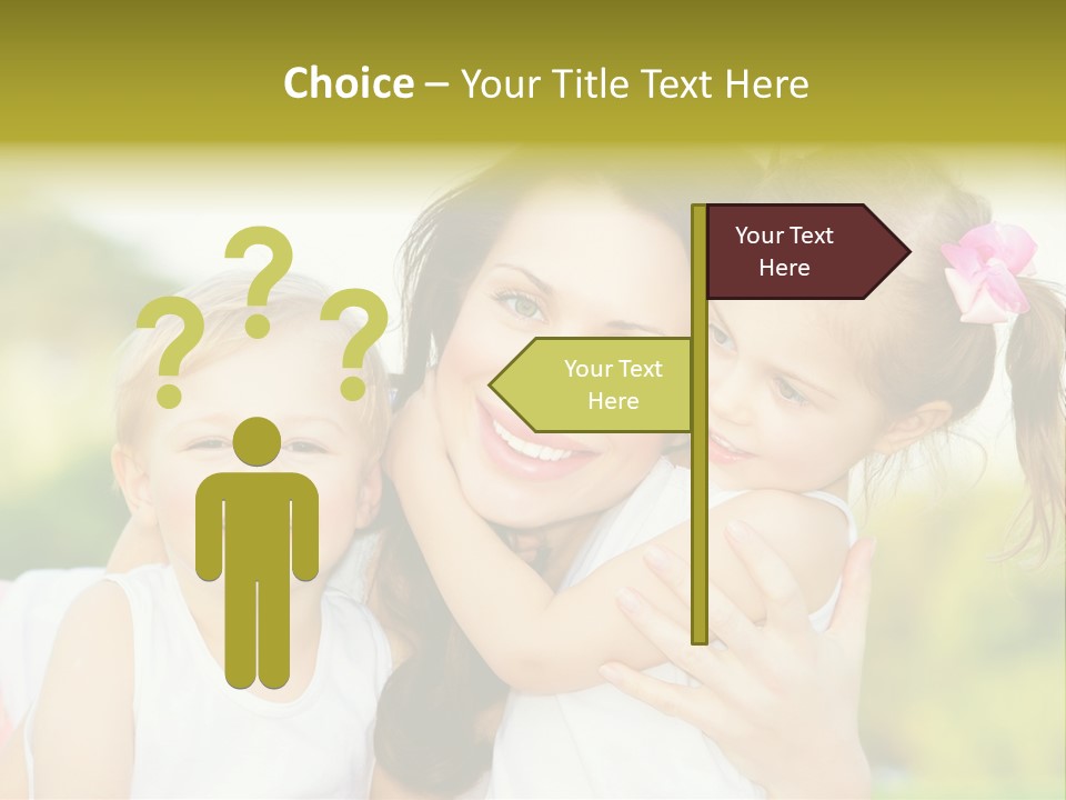 Beautiful Love Babies PowerPoint Template