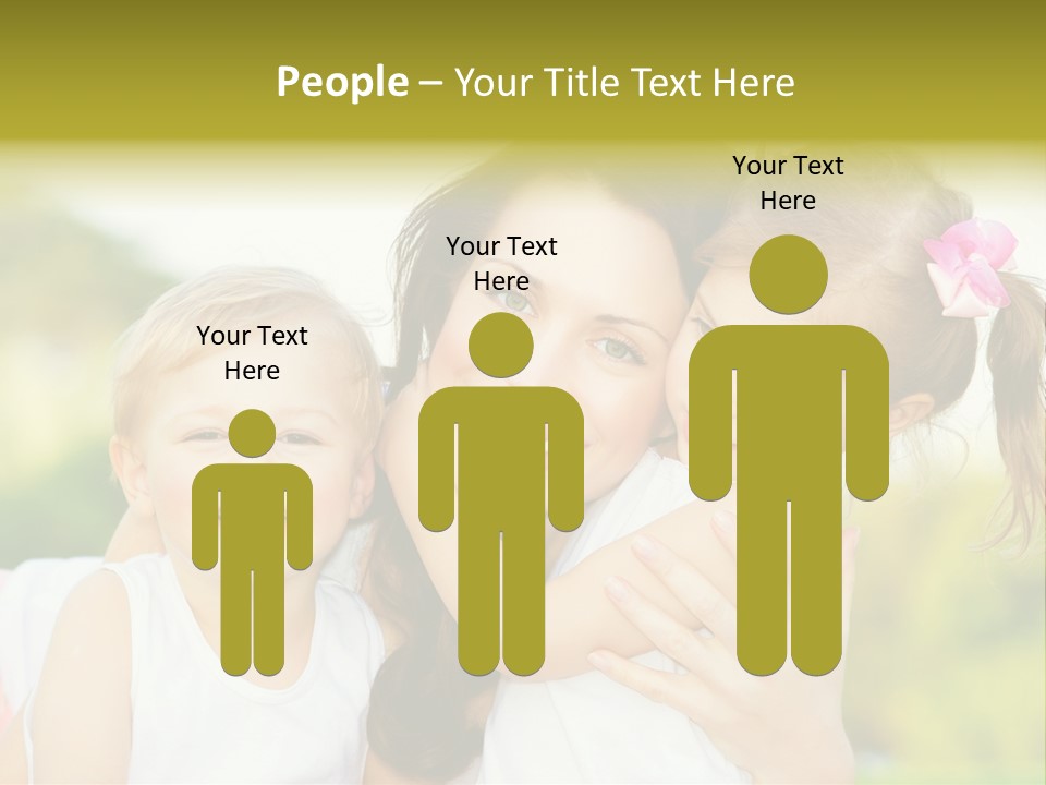 Beautiful Love Babies PowerPoint Template