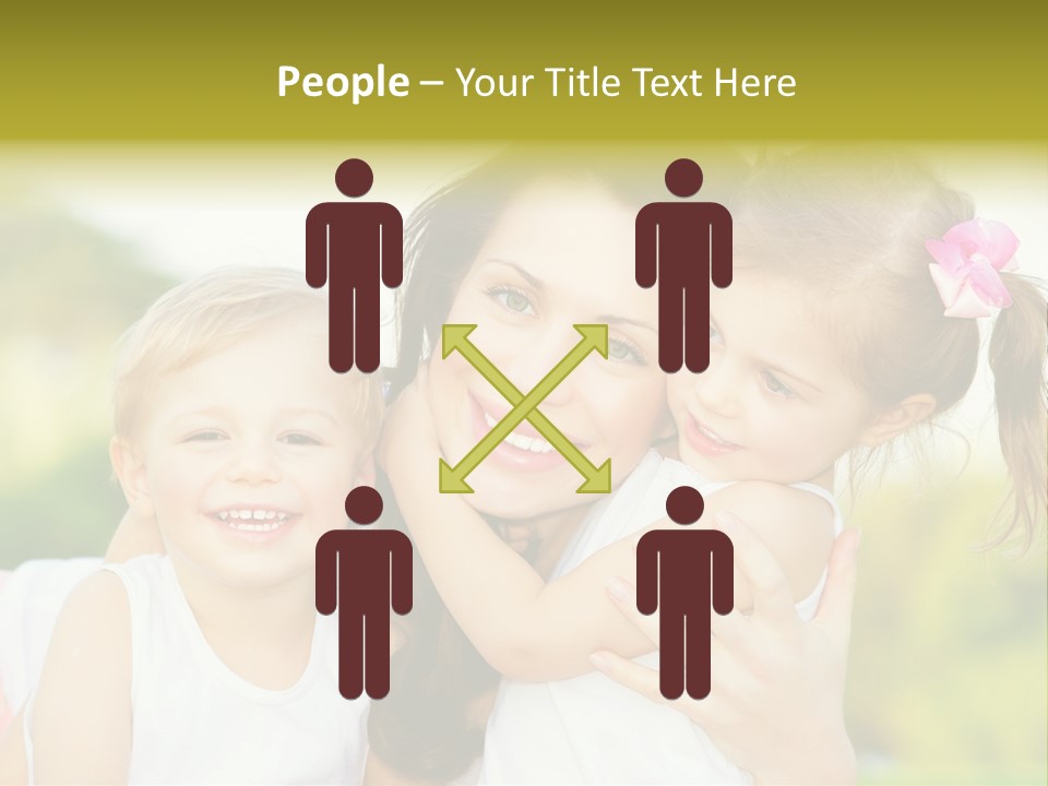 Beautiful Love Babies PowerPoint Template