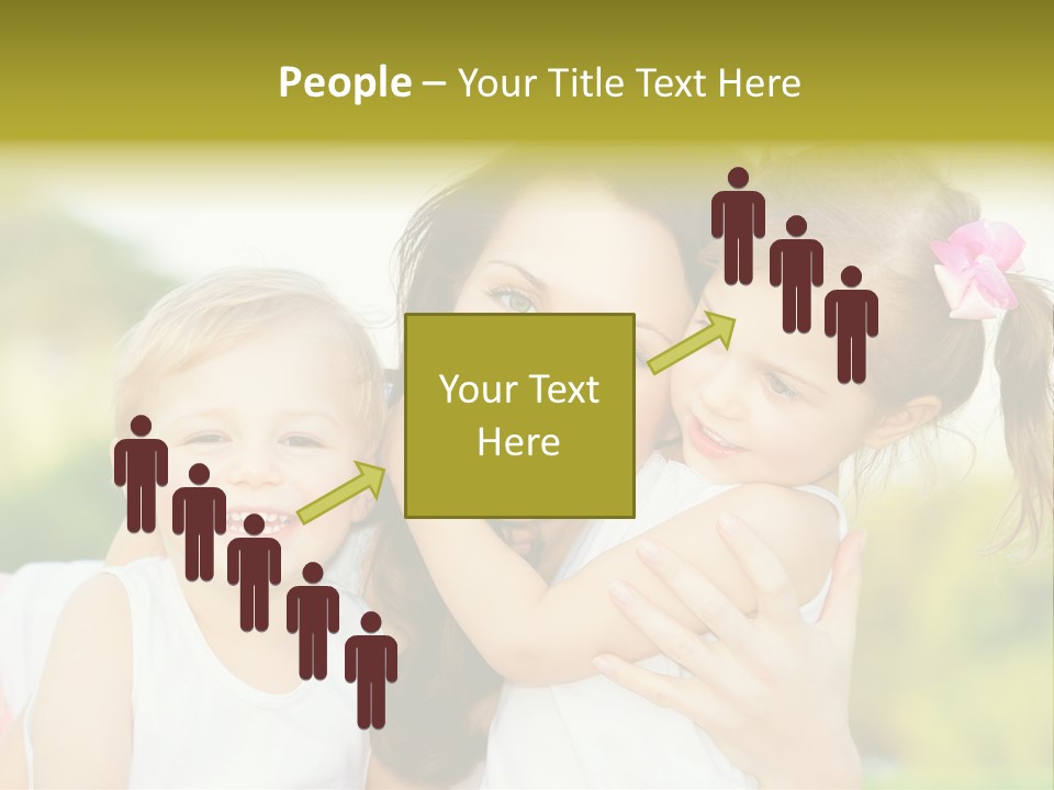 Beautiful Love Babies PowerPoint Template